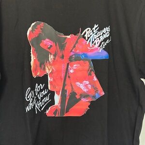 Pat Travers Band Live Black Graphic Tee